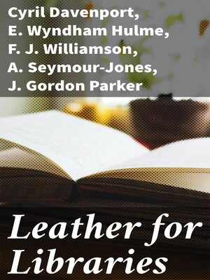 cover image of Leather for Libraries
